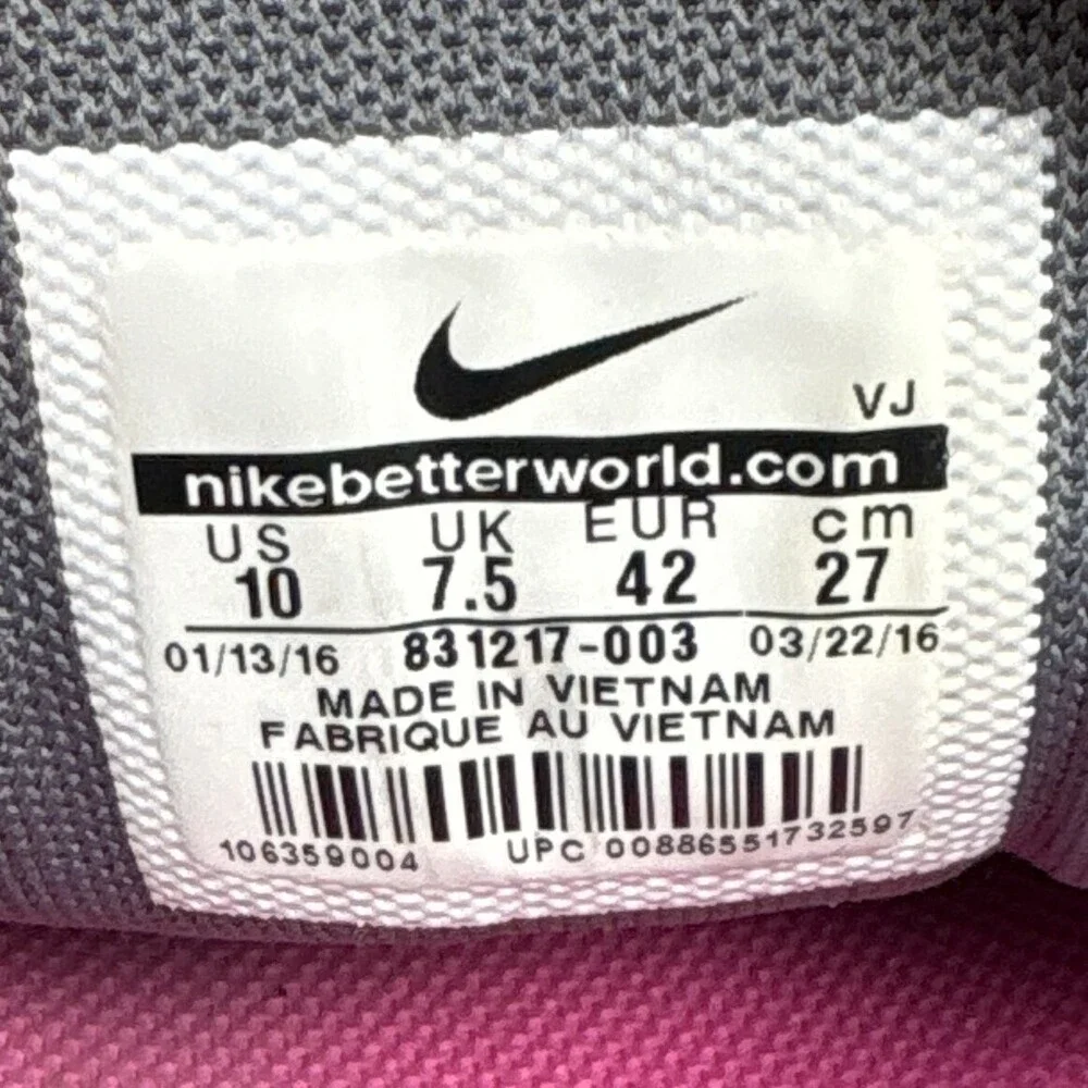 Nike Flex TR 6 Gray Pink Womens US Size 10 EUR 42 831217-003 Running Shoes